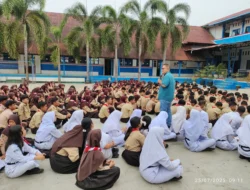Ketua Umum JMSI Motivasi Siswa SMPN 1 Padangsidimpuan, Tanya Siapa yang Mau Jadi Astronot