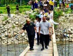 Andre Rosiade: Ini Bukti Kehadiran Pemerintah Pusat ,Tiga jembatan gantung di bangun di Pesisir Selatan