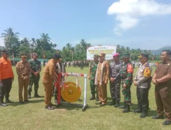 PARIWARA: Bupati Pesisir Selatan Hendrajoni sampaikan Apresiasi Kepada TNI dalam agenda TMMD