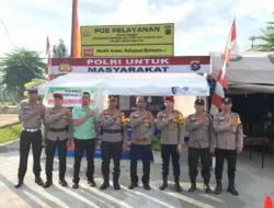 Wakapolres Pessel Tekankan Pelayanan Prima di Pos Operasi Ketupat Singgalang 2026